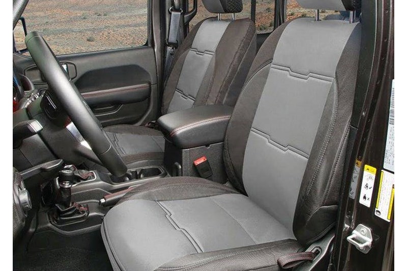 Juego de fundas de asiento de neopreno negro/carbn Smittybilt GEN2