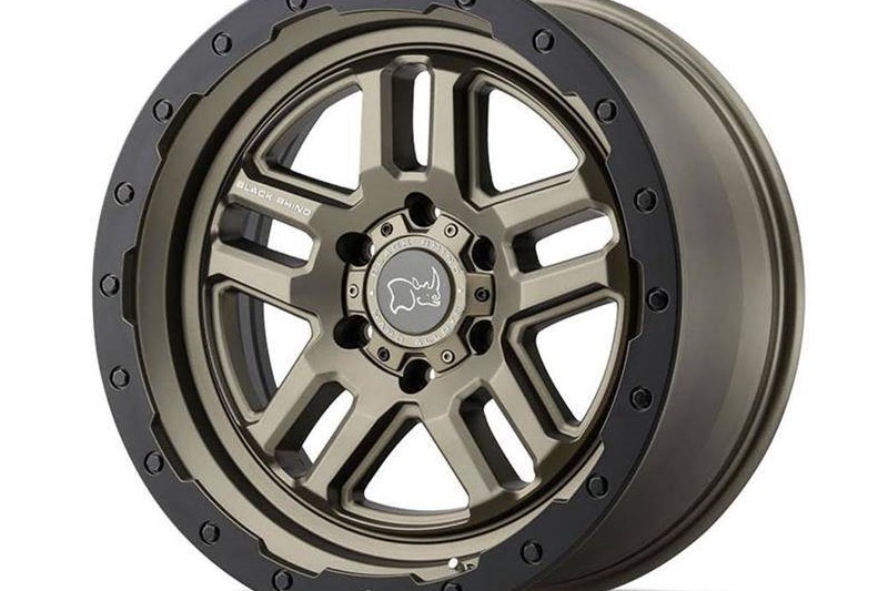 Llanta de aleacin Negro mate/Bronce mate Barstow Black Rhino 8.0x17 ET30 76,1 5x114.3