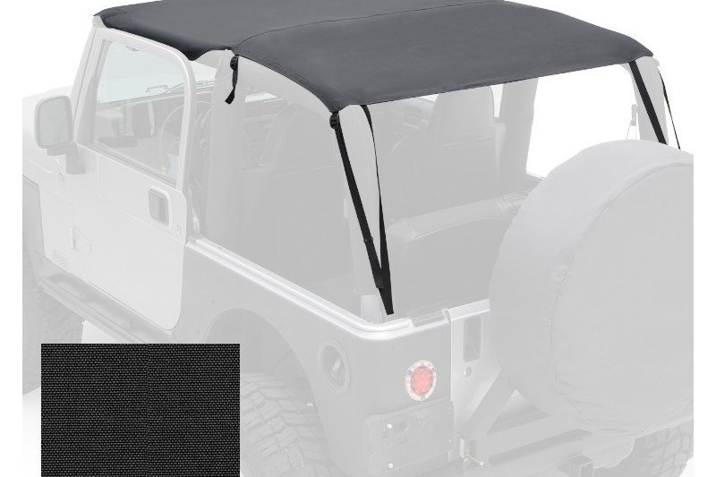 Soft top extended Denim Black Smittybilt