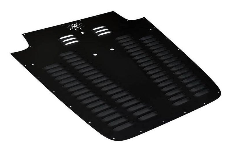 Cap Louver aluminio negro Poison Spyder