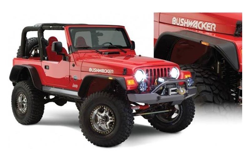 Guardabarros delanteros y traseros Bushwacker Flat Style