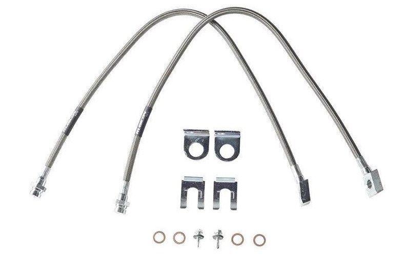Front extended brake lines 22