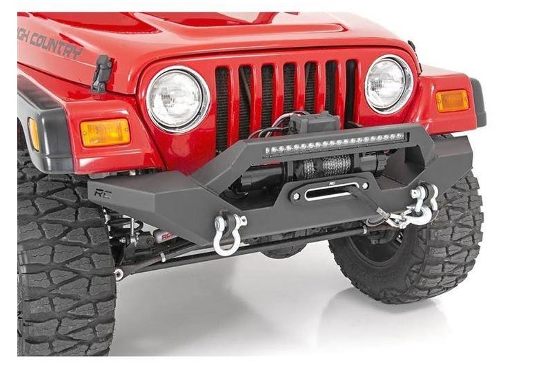 Front bumper with LED light bar 20