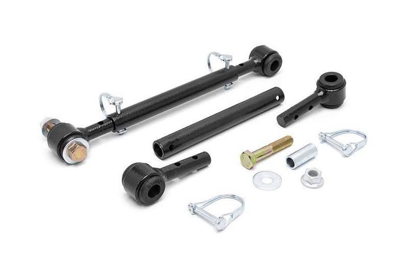 Front quick disconnect sway bar links Rough Country Lift 4-6