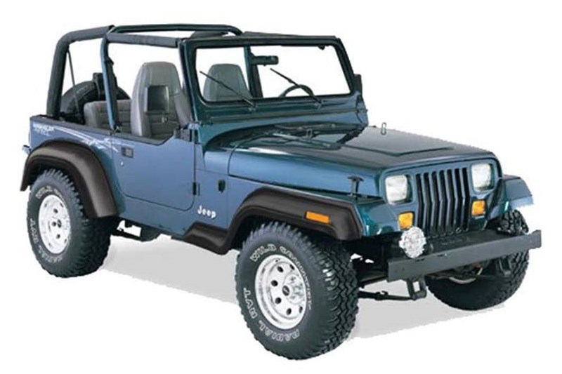 Aletines delanteros y traseros Bushwacker Extend-A-Flares Wrangler YJ 87-96