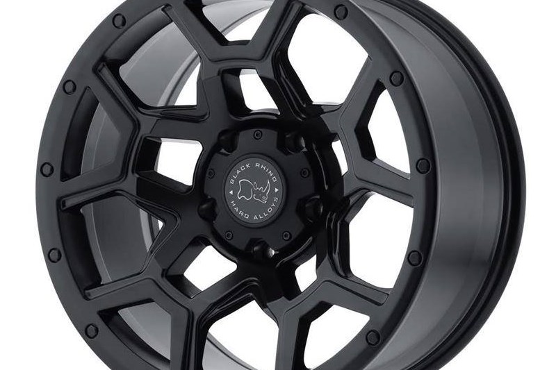 Alloy wheel Matte Black Overland Black Rhino 8.0x17 ET35 76,1 5x114.3