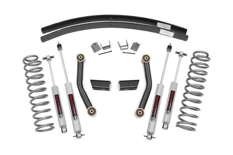 Kit de suspensin con amortiguadores N3 Rough Country Lift 3