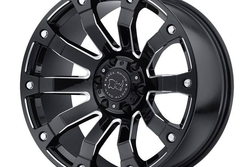 Alloy wheel Gloss Black Milled Selkirk Black Rhino 9.0x20 ET12 112,1 6x139,7