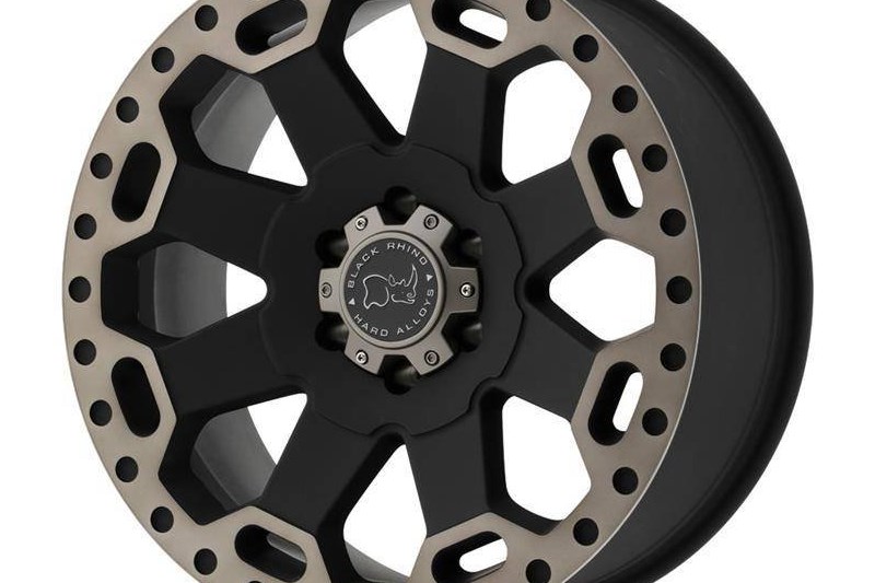 Alloy wheel Matte Black/Machined Dark Warlord Black Rhino 9.0x20 ET12 112,1 6x139,7