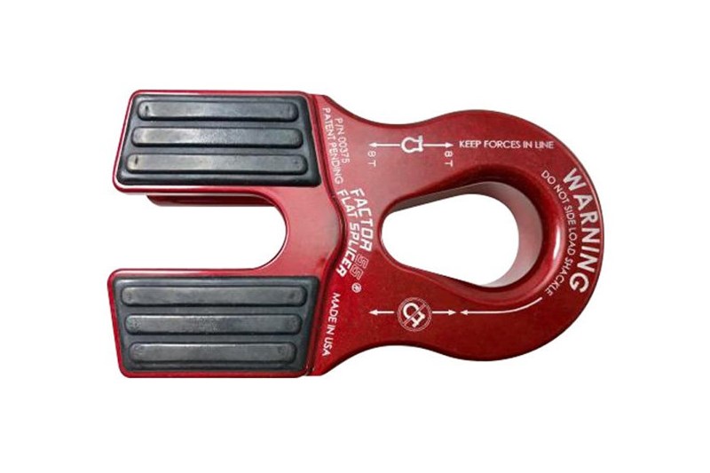 Flat splicer shackle red Factor 55