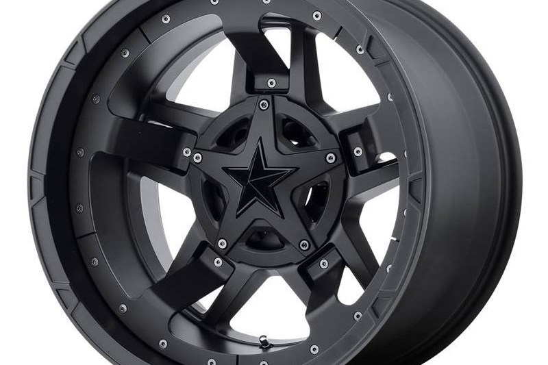 Llanta de aleacin XD827 Rockstar III Matte Black XD Series 9.0x17 ET-12 106,25 6x139,7;6x135