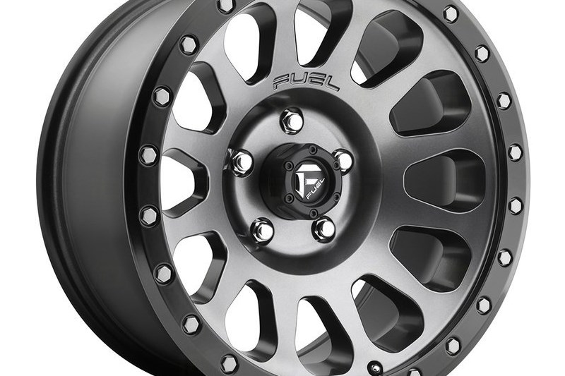 Alloy wheel D601 Vector Matte Gunmetal/Black Bead Ring Fuel 9.0x17 ET-12 78,1 5x127