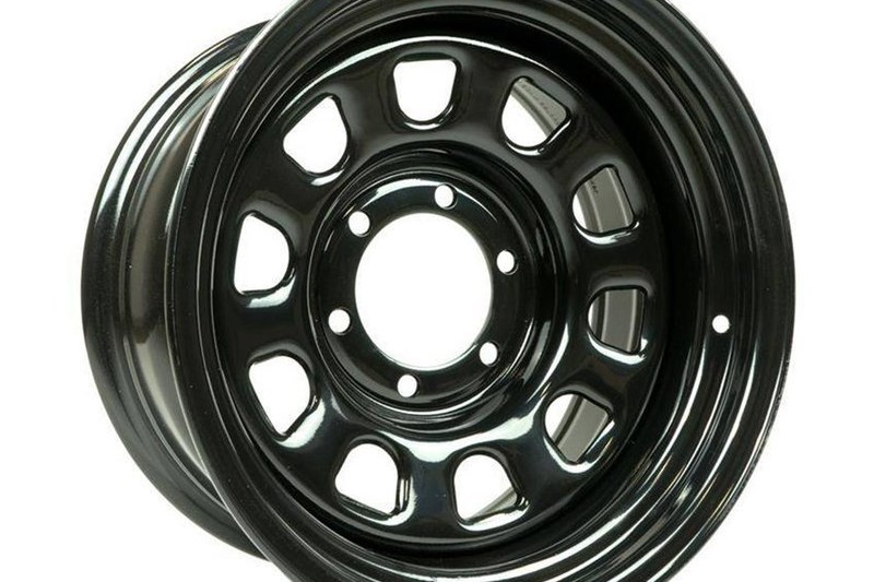 Steel wheel Sputnik Gloss Black OFD 8.0x16 ET-27 110 6x139,7