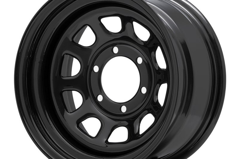 Llanta de acero Rock Crawler Flat Black Pro Comp 10.0x15 ET-44 108 6x139,7