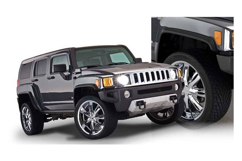 Front and rear fender flares Bushwacker OE Style H3 06-10