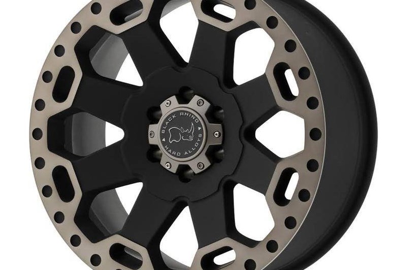 Alloy wheel Matte Black/Machine Dark Warlord Black Rhino 8.0x18 ET35 76,1 5x120