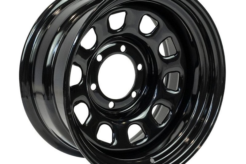 Steel wheel Sputnik Gloss Black OFD 8.0x16 ET-40 110 6x139,7