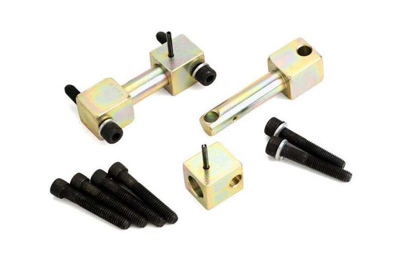 Rear upper shock bar pin eliminator JKS