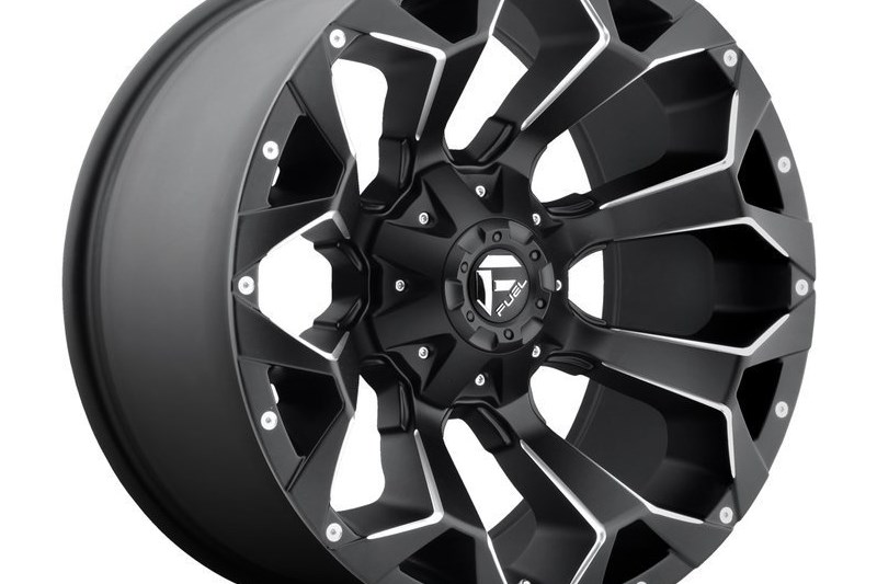 Alloy wheel D546 Assault Matte Black Milled Fuel 9.0x20 ET1 106,1 6x139,7;6x135