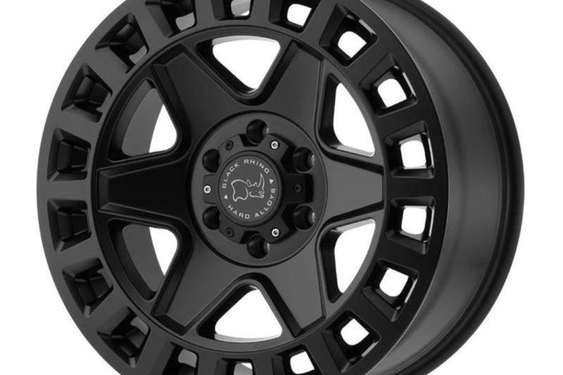 Alloy wheel Matte Black York Black Rhino 9.0x17 ET-12 71,5 5x127
