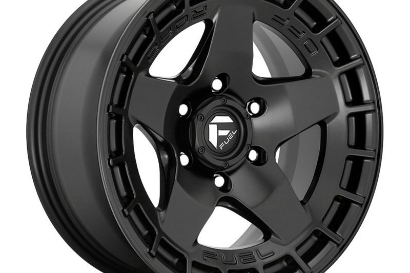 Alloy wheel D733 Warp Satin Black Fuel 9.0x20 ET1 106,1 6x139,7