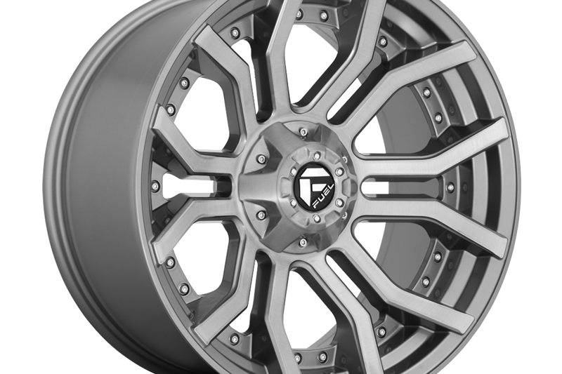 Alloy wheel D713 Rage Brushed Gun Metal/Tinted Clear Fuel 9.0x20 ET1 106,1 6x139,7;6x135