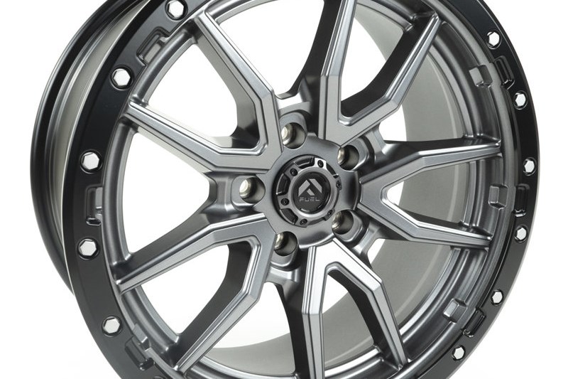 Alloy wheel D680 Rebel 5 Anthracite Gun Metal/Black Ring Fuel 9.0x20 ET20 71,5 5x127