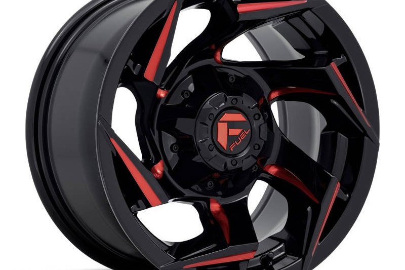 Alloy wheel D755 Reaction Gloss Black/Red Tint Fuel 9.0x20 ET20 78 5x114.3;5x127