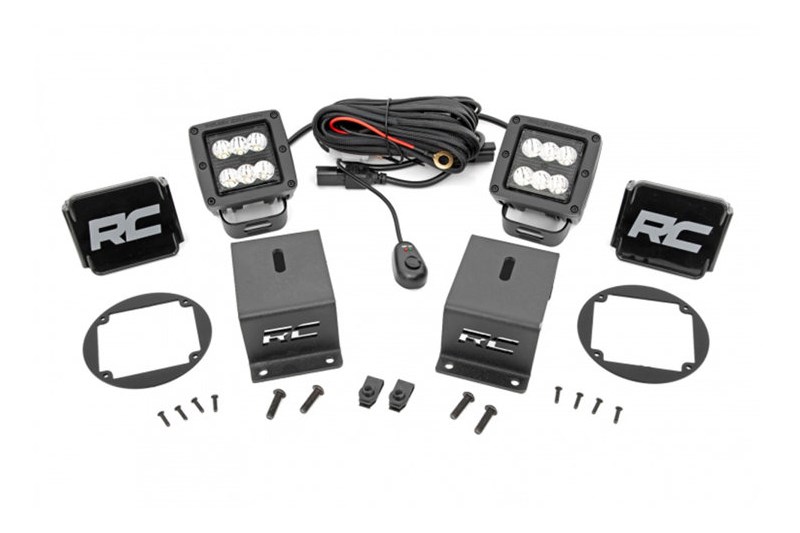 Square Cree LED fog lights 2