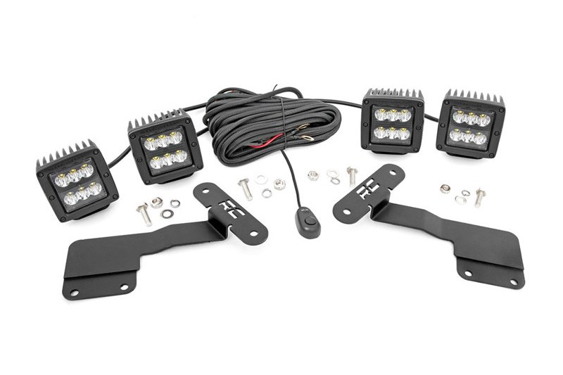 Kit de luces LED Cree cuadradas de 2