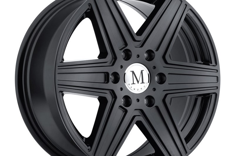 Llanta de aleacin Atlas Matte Black Mandrus 8.0x18 ET52 84,1 6x130