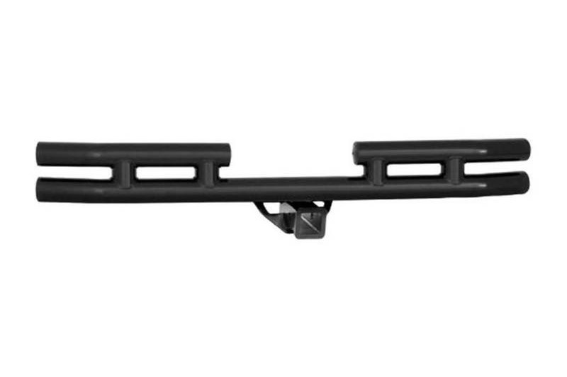 Rear tubular bumper steel black Smittybilt HighRock