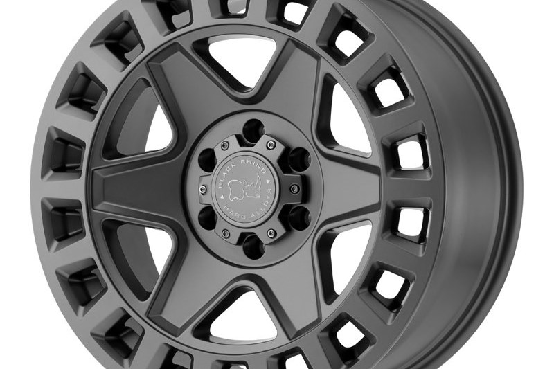 Alloy wheel Matte Gunmetal York Black Rhino 8.0x18 ET52 84,1 6x130