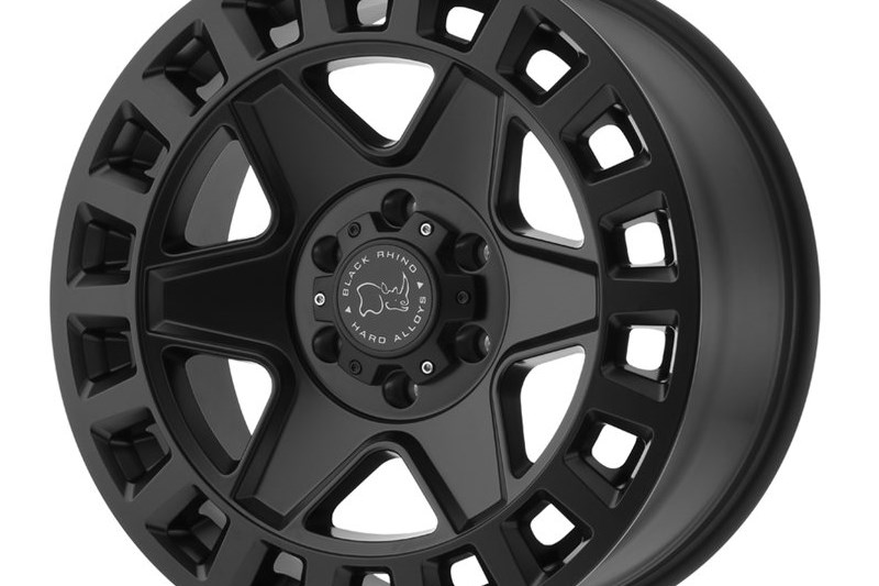 Alloy wheel Matte Black York Black Rhino 8.0x17 ET52 84,1 6x130