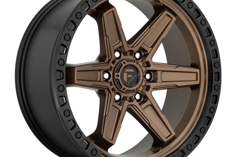 Alloy wheel D699 Kicker 6 Matte Bronze Black Bead Ring Fuel 9.0x17 ET1 106,1 6x139,7