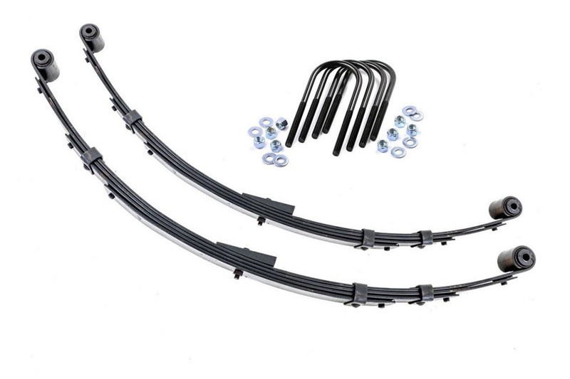 Rear leaf springs with U-bolts Rough Country Lift 4