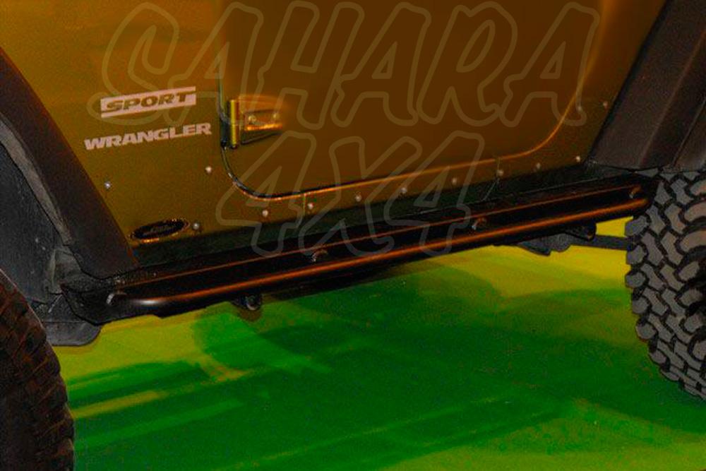 Side Steps Protections Black For Hi Lift Only 3 Doors
