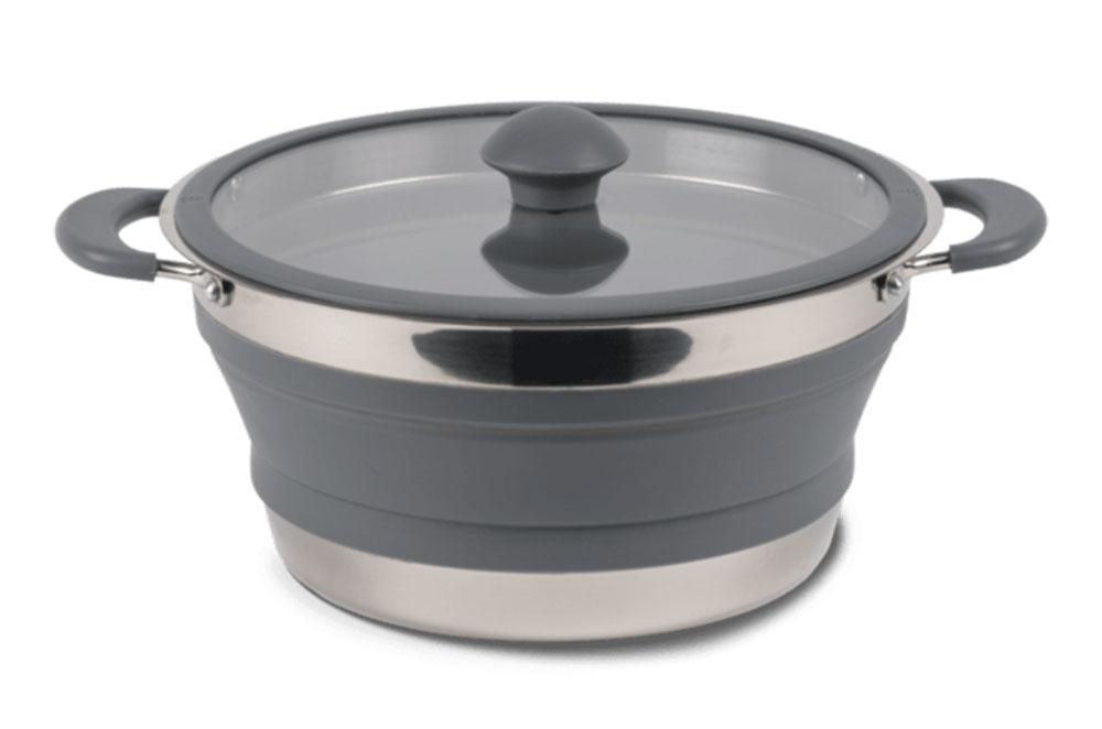 Collapsible saucepan sales