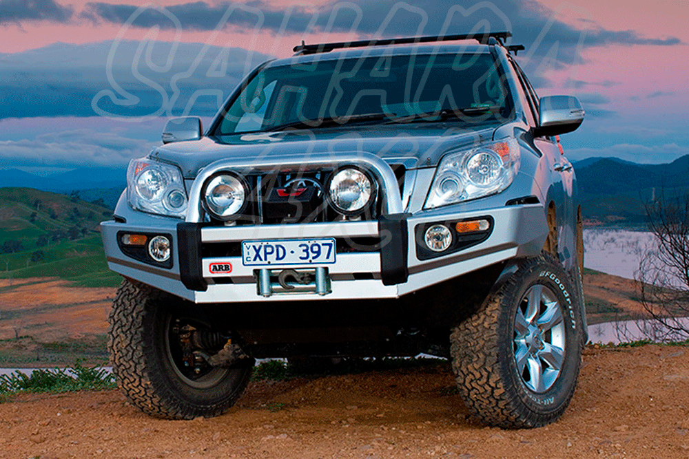 arb deluxe bull bar prado 150 price