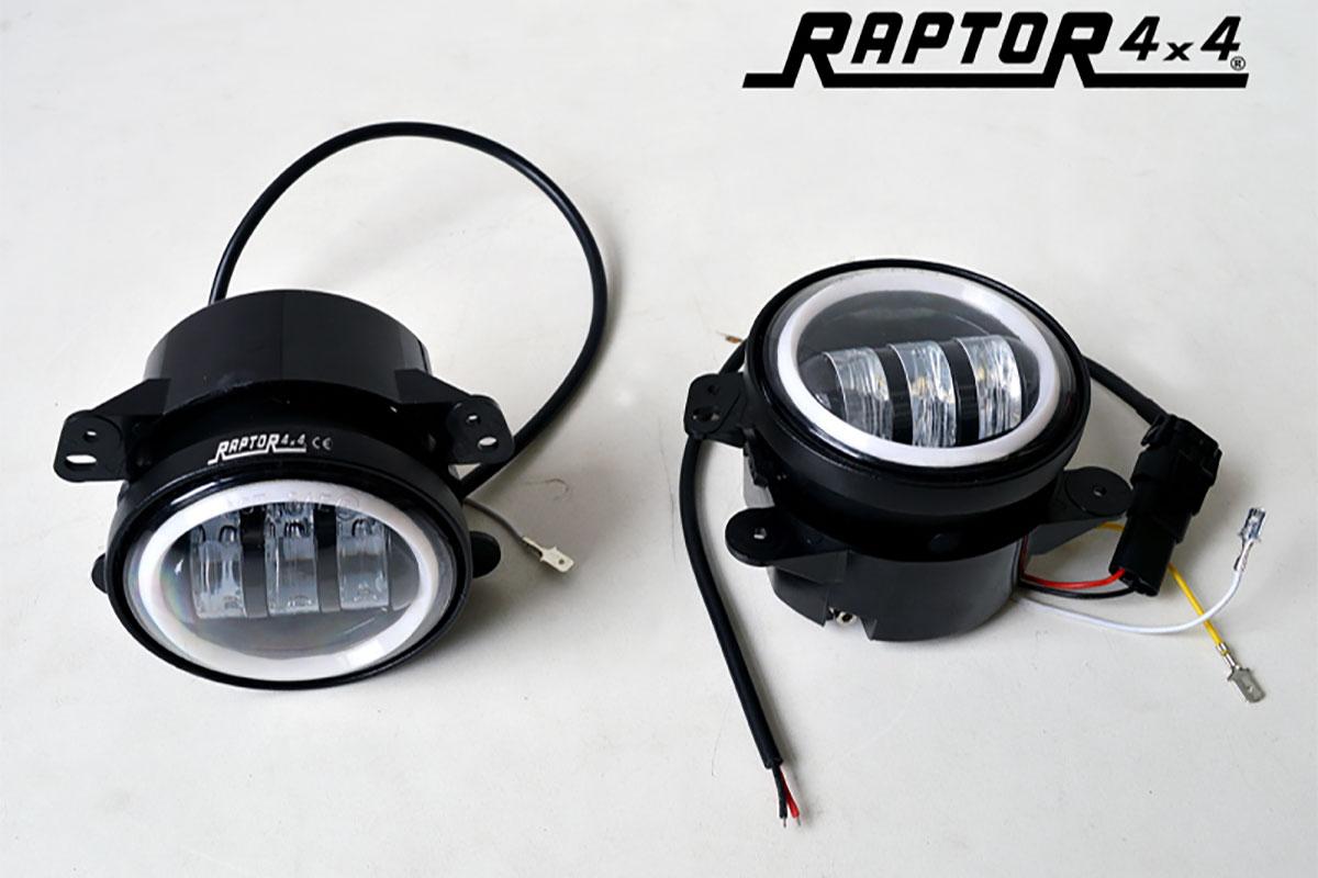 Faro Led cuadrado 16W, Raptor 4x4