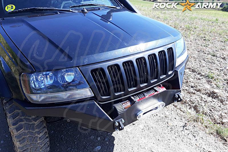 Front Bumper Xt With Skid Plate Para Jeep Grand Cherokee Wj Wg