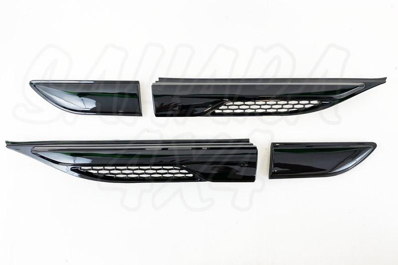 Black side wing & door vent upgrade kit for Range Rover Evoque dynamic prestige
