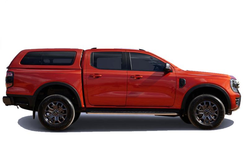 AEROKLAS ABS Canopy, without windows Dual Cab Ford Ranger 2023/ Raptor 2023 - For dual cab