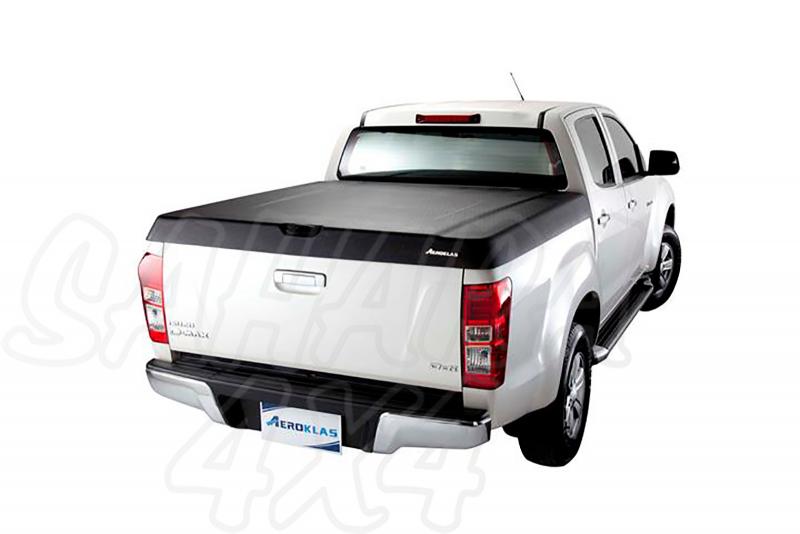 Cubierta plana AEROKLAS en ABS, acabado negro texturizado (doble cabina) para Isuzu D-Max 2012-