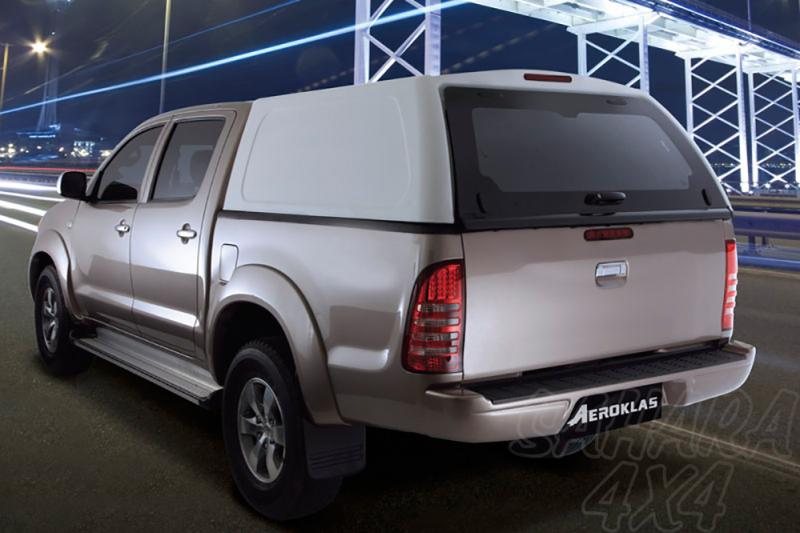 HardTop AEROKLAS en ABS, sin ventanas para Nissan Navara D40 2005-2015 - Para Doble cabina