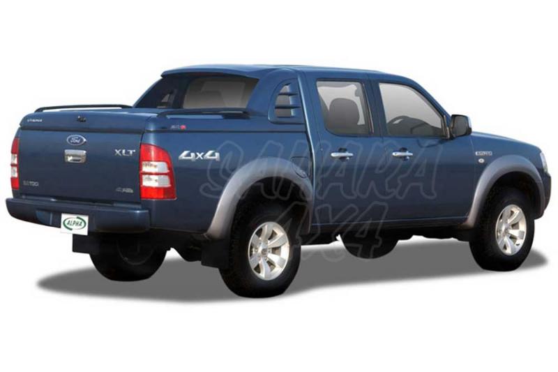 Fiberglass ALPHA SC-R fullbox (double cab) for Mazda BT-50 2006-2012 - ALPHA Fullbox is design, safety and convenience all merged in one.