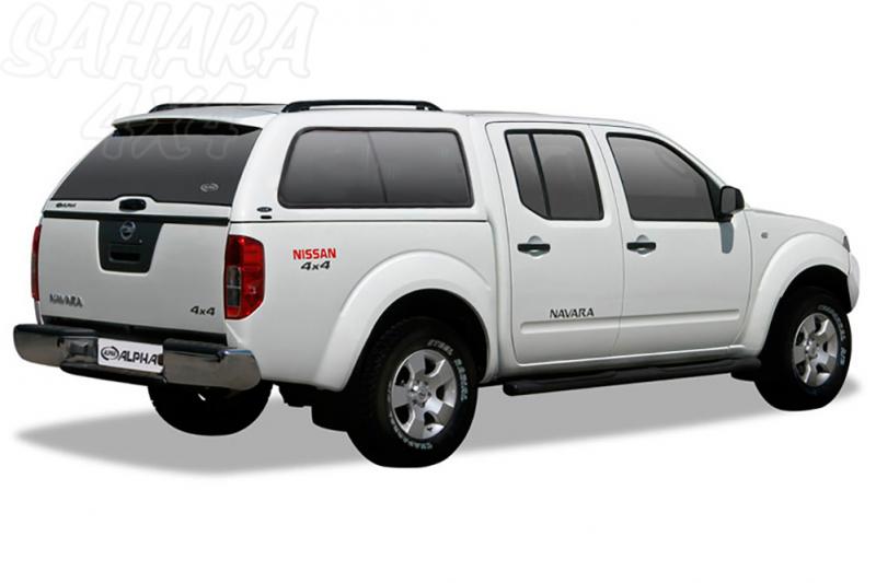 Fiberglass ALPHA canopy with windows for Nissan Navara D40 2005-2015