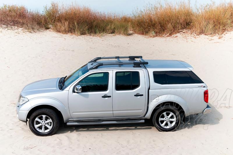 Hardtop ALPHA TYPE-E en fibra, con ventanas, imprimacin para Nissan Navara D40 2005-2015