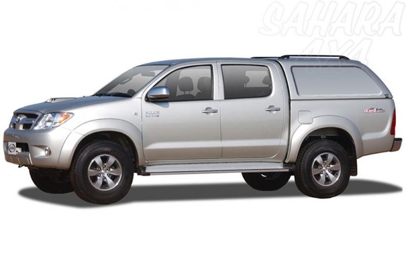 Fiberglass ALPHA canopy without windows para Toyota Hilux Vigo 2005-2016