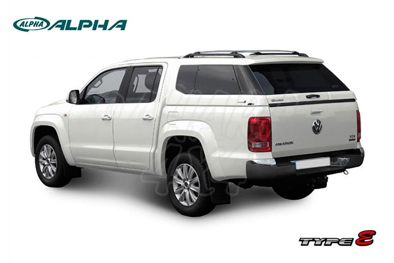 ALPHA TYPE-E Hardtop fiber, windows, ground (double cabin) for Volkswagen Amarok 2010-  - 